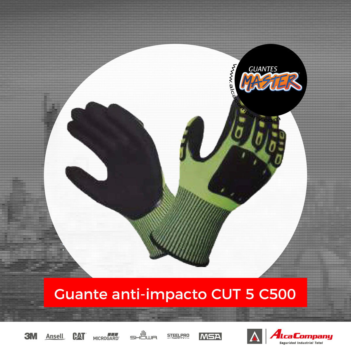 Guante anti-impacto CUT 5 C500 1 Guante anti-impacto CUT 5 C500