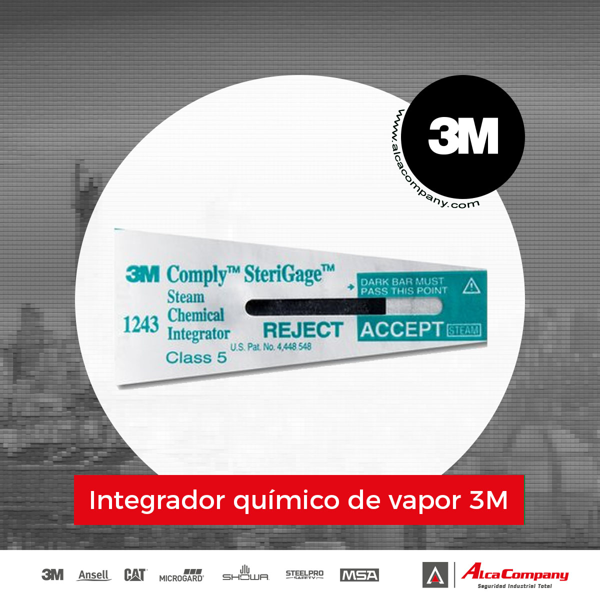 Integrador químico de vapor 3M 1 Integrador químico de vapor 3M