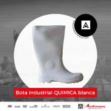 Bota industrial QUIMICA blanca