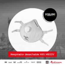 Respirador desechable N95 M933V