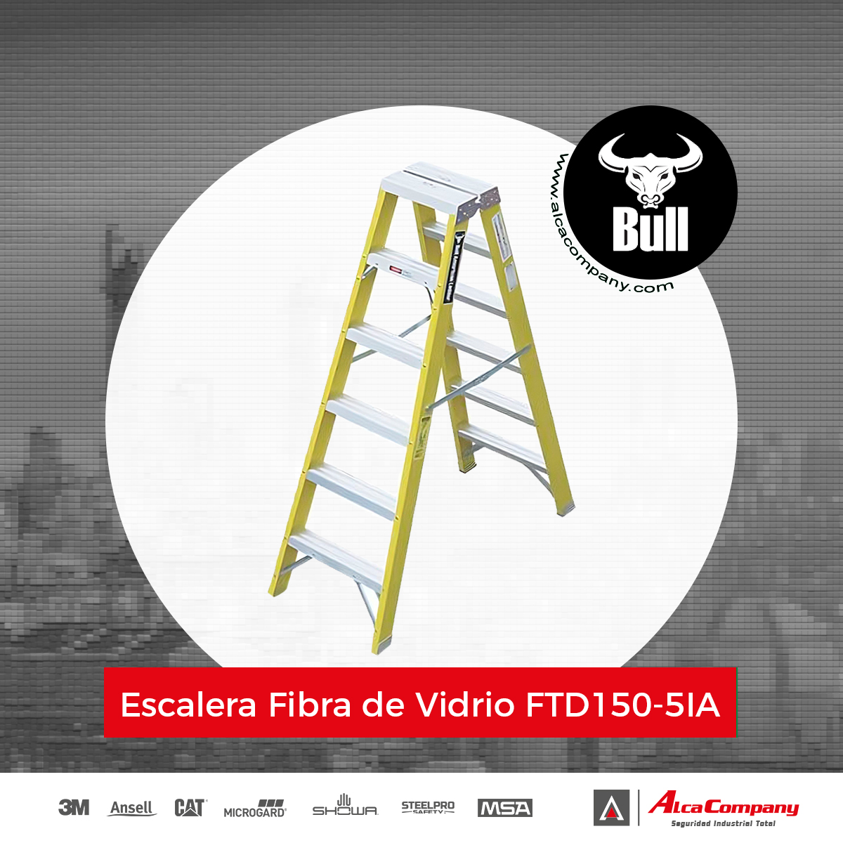 Escalera Fibra de Vidrio FTD150-5IA 1 Escalera Fibra de Vidrio FTD150-5IA