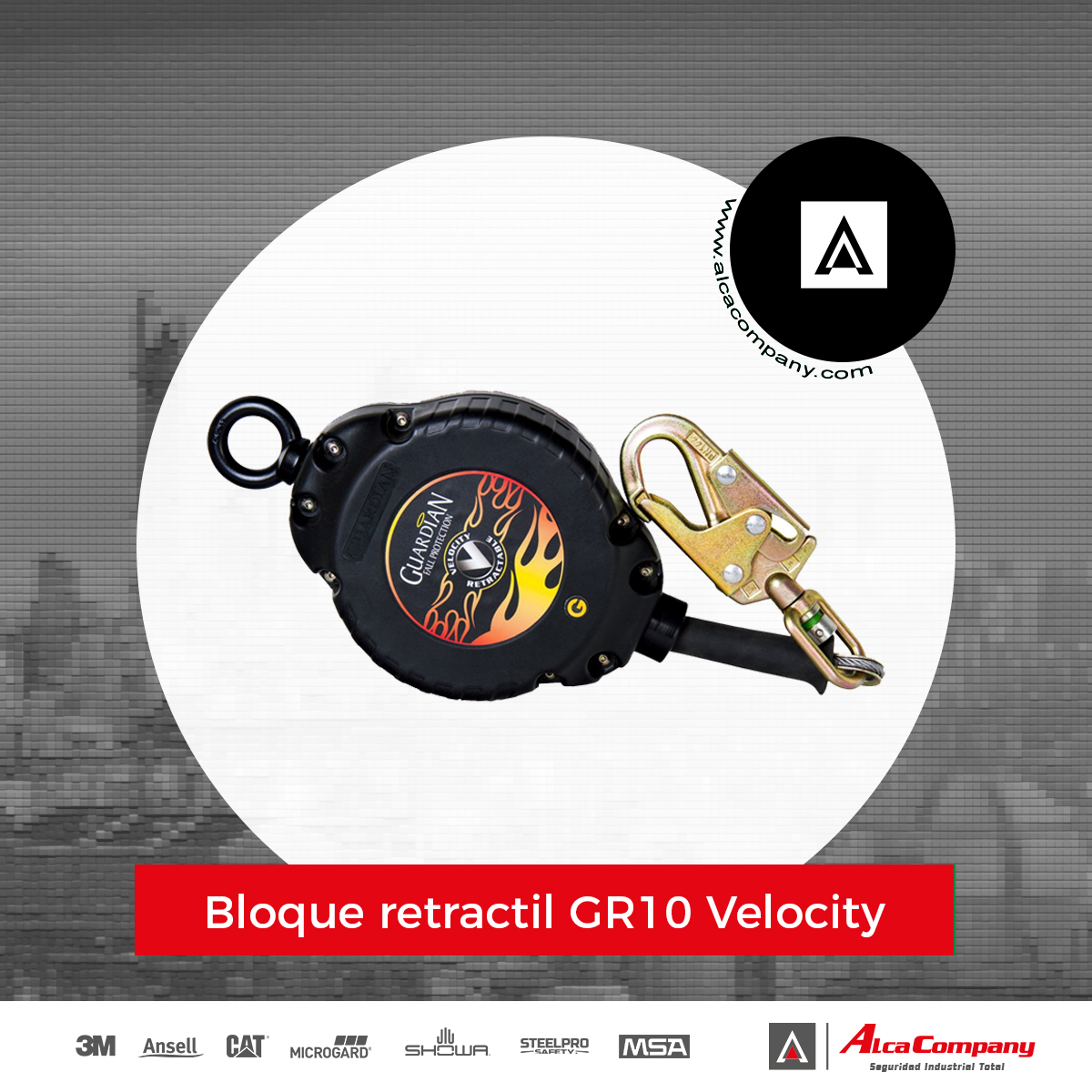 Bloque retractil GR10 Velocity 1 Bloque retractil GR10 Velocity