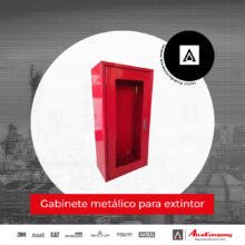 Gabinete metálico para extintor
