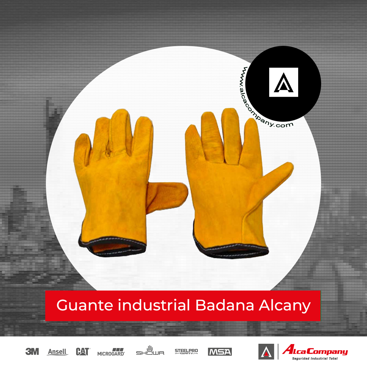 Guante industrial Badana Alcany 1 Guante industrial Badana Alcany