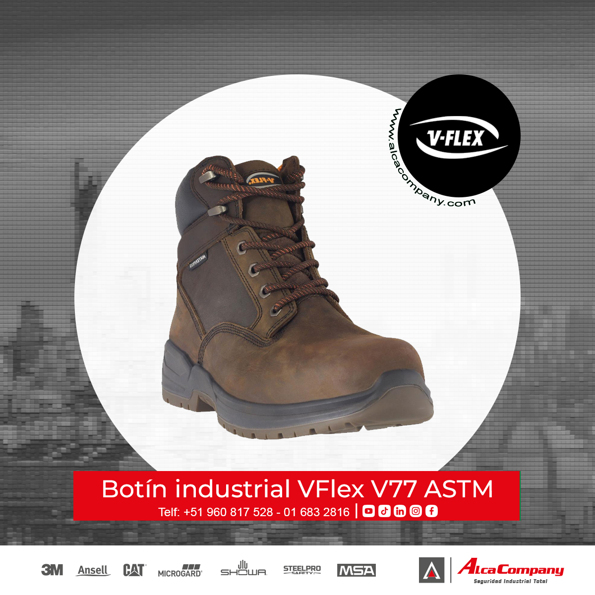 Botín industrial VFlex V77 ASTM 1 Botín industrial VFlex V77 ASTM