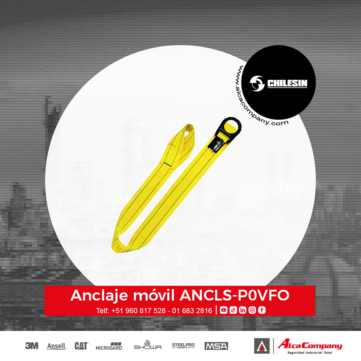 Anclaje móvil ANCLS-P0VFO 1 Anclaje móvil ANCLS-P0VFO