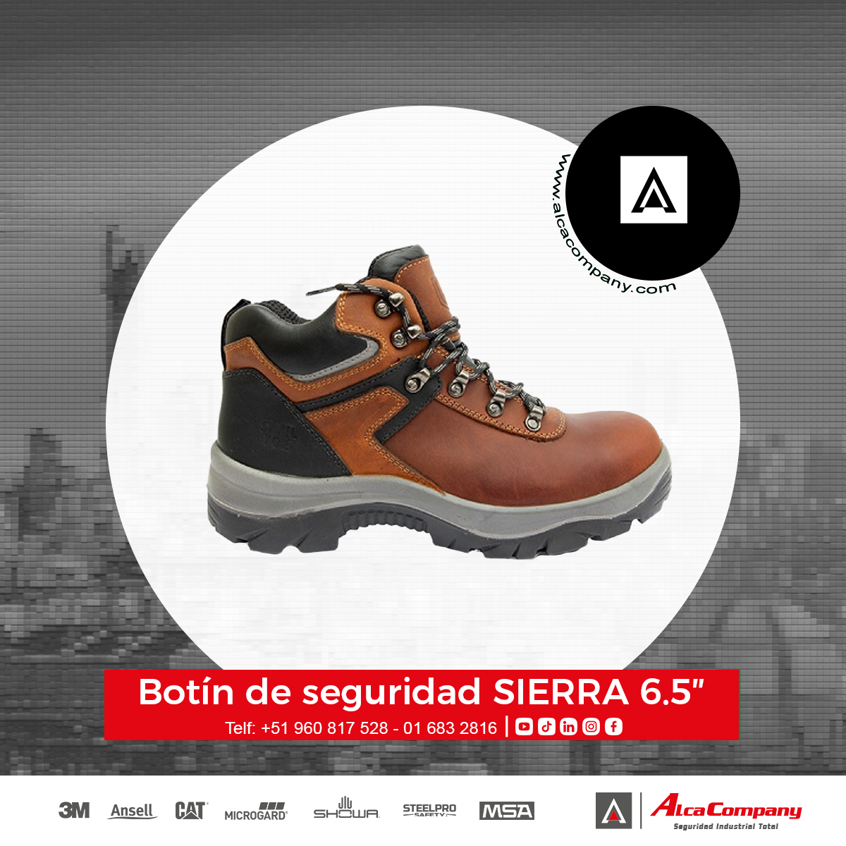 Botín de seguridad SIERRA 6.5″ 1 Botín de seguridad SIERRA 6.5″
