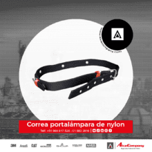 Correa portalámpara de nylon