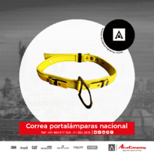 Correa portalámparas nacional
