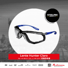 Lente Steelpro Hunter Claro