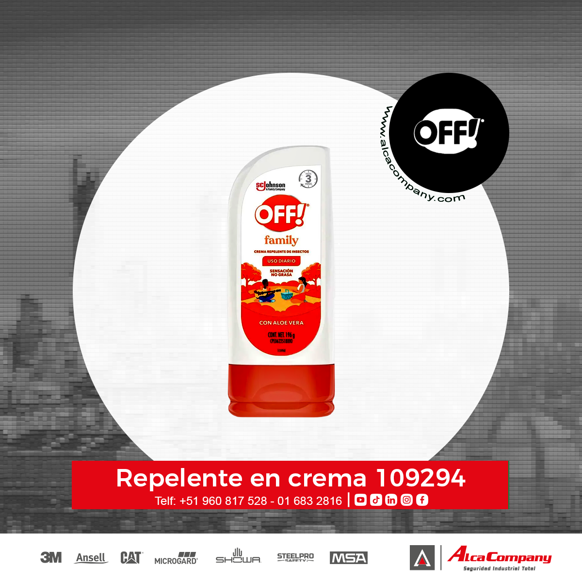 Repelente en crema OFF 109294 1 Repelente en crema OFF 109294
