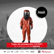 Traje de protección CV/VP1 ANSELL