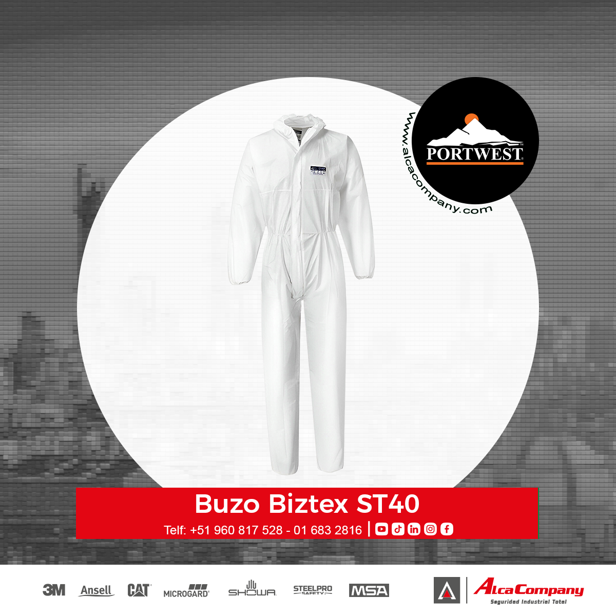 Buzo Biztex ST40 1 Buzo Biztex ST40