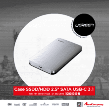 Case SSDD/HDD 2.5" SATA