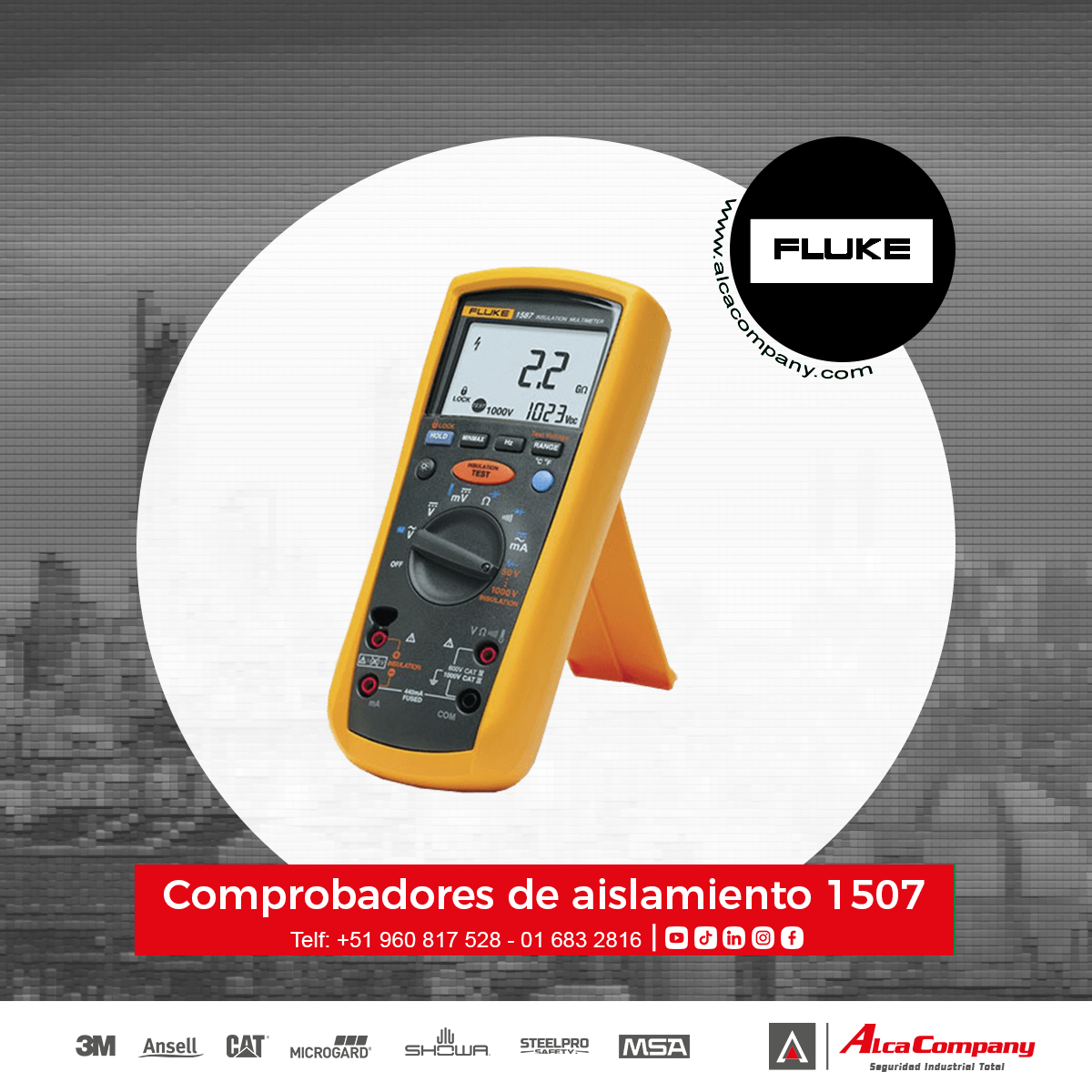 Comprobadores de aislamiento 1507 1 Comprobadores de aislamiento 1507