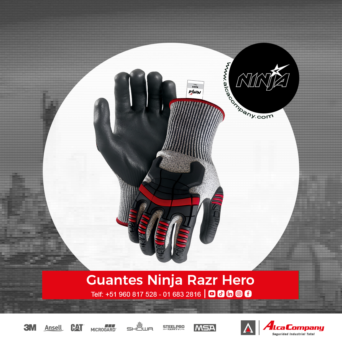 Guantes Ninja Hero NJHR00X 1 Guantes Ninja Hero NJHR00X
