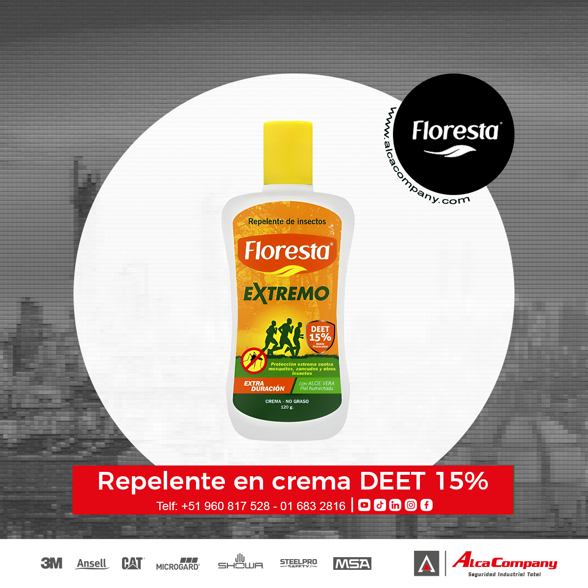 Repelente en crema DEET 15% 1 Repelente en crema DEET 15%